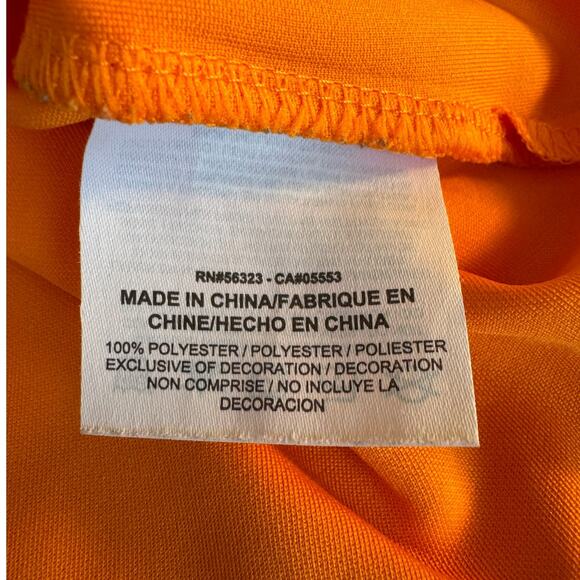 Nike Golf Dri Fit Tops Women's Medium Activewear Polo Tank Orange Sleeveless - Picture 5 of 5